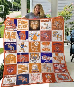 Sam Houston State Bearkats Quilt Blanket