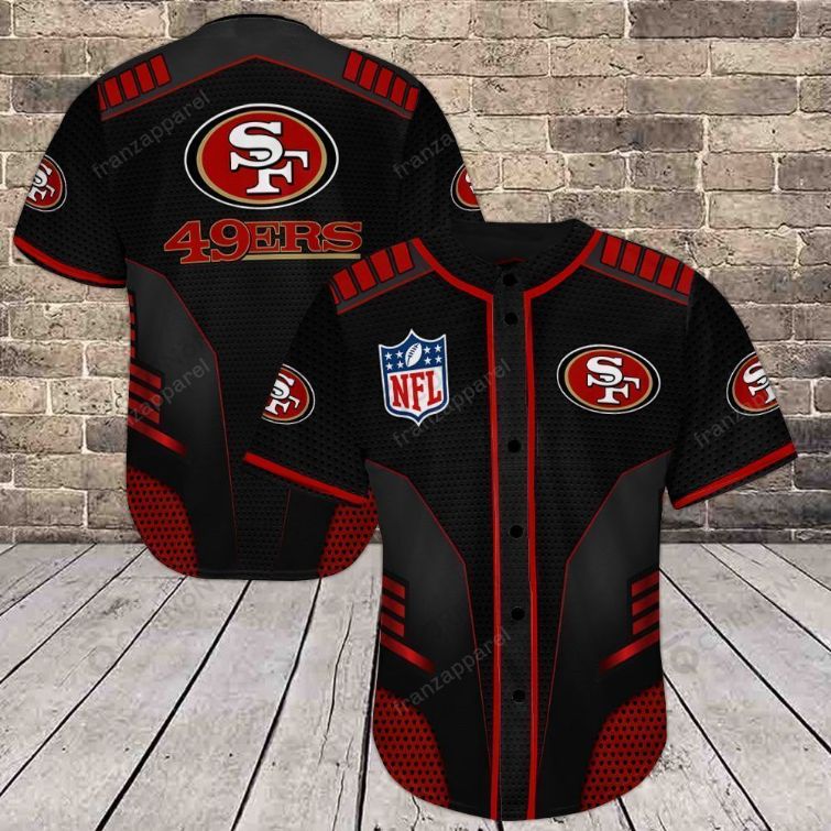 San Francisco 49ers Personalized 3d Baseball Jersey 5 – Teepital
