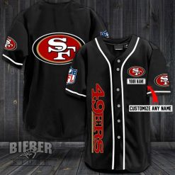 San Francisco 49ers Personalized Custom Name For You Baseball Jersey