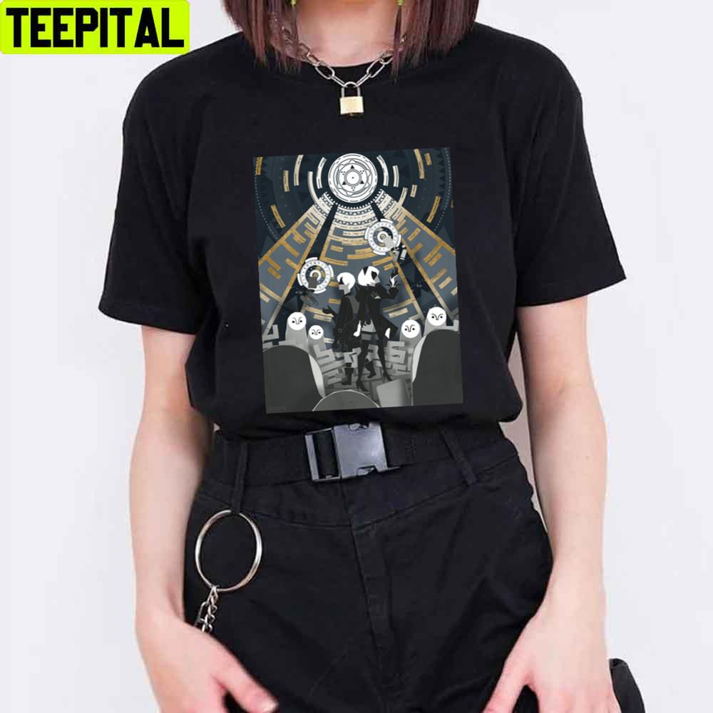 Scary 2b And 9s NieR Automata Unisex T-Shirt