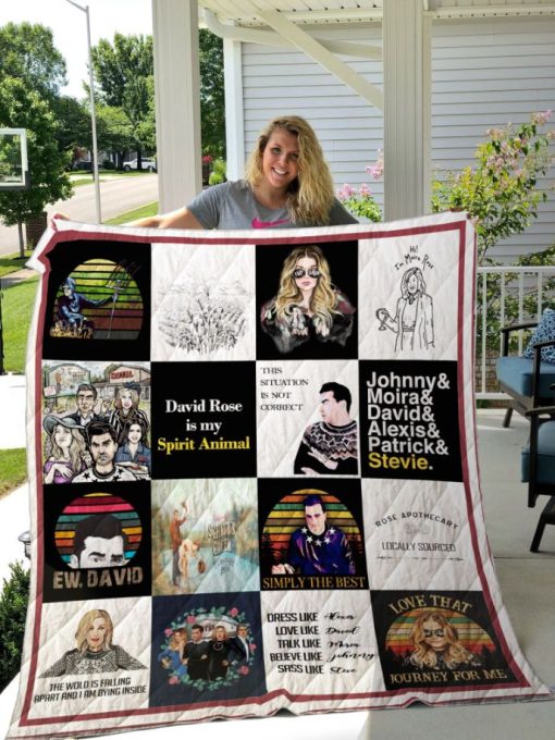 Schitt’s Creek Collage Quilt Blanket