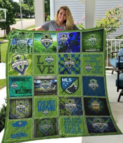 Seattle Sounders Quilt Blanket