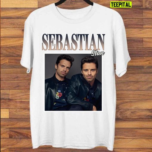 Sebastian Stan Vintage 90s Style Bootleg Actor Unisex T-Shirt