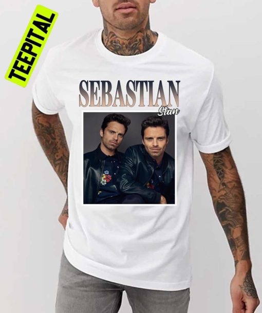 Sebastian Stan Vintage 90s Style Bootleg Actor Unisex T-Shirt