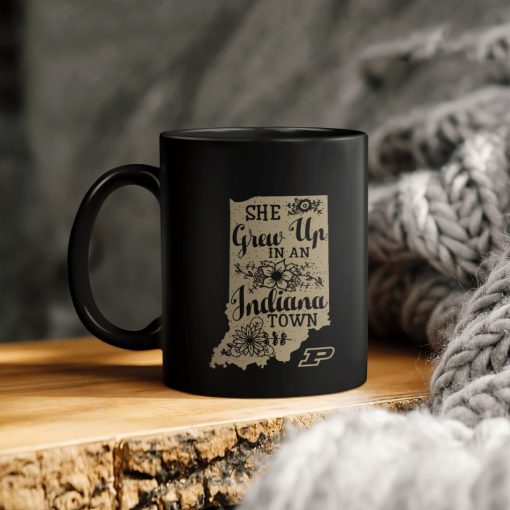 She Grew Up In An Indiana Town Ceramic Coffee Mug