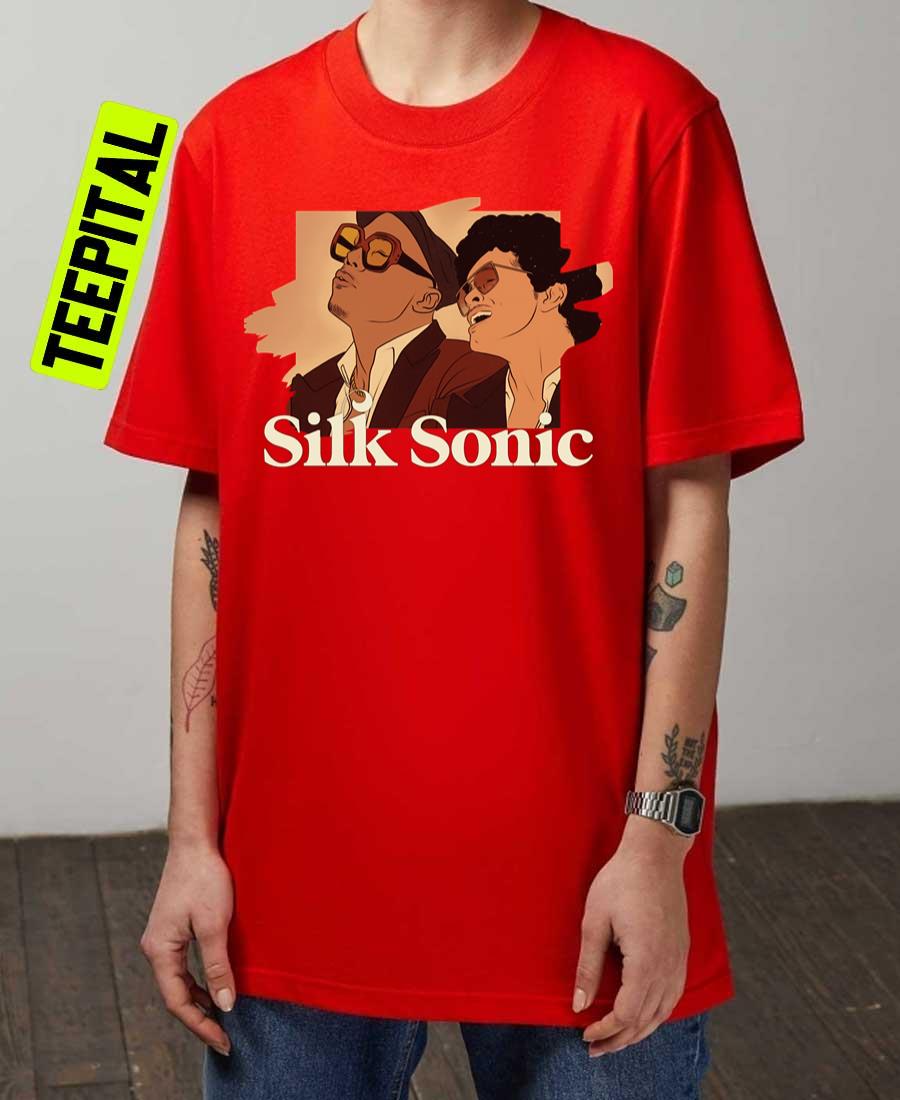 Silk Sonic Bruno Mars And Anderson Paak Art Unisex T-Shirt