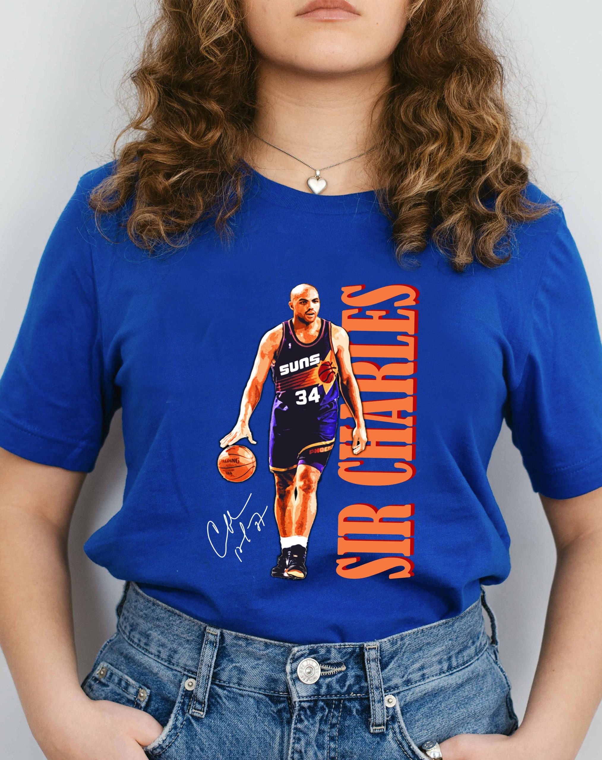 Sir Charles Signature Philadelphia 76ers NBA Basketball Unisex T-Shirt
