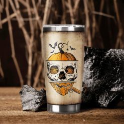 Skull Pumpkin Stainless Steel Cup