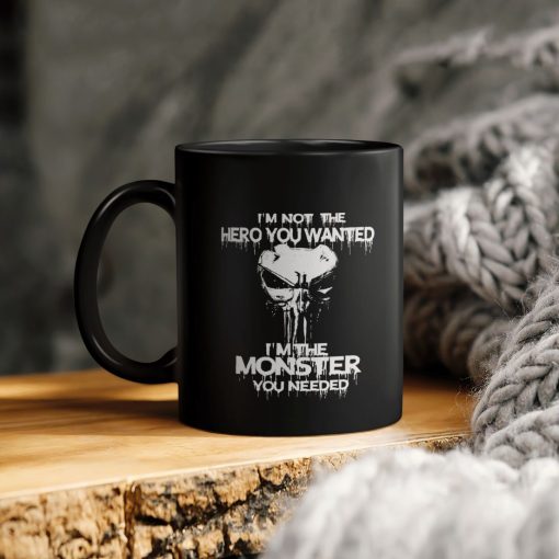 Skull Valknut Viking I’m Not The Hero You Wanted I’m The Monster You Need 2 Ceramic Coffee Mug