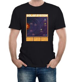 Solar System Star Chart Mens T-Shirt