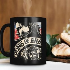 Sons Of Anarchy Jax Teller Mug Anarchy Motorcycle Club Mug American Crime Coffee Mug Premium Sublime Ceramic Coffee Mug Black