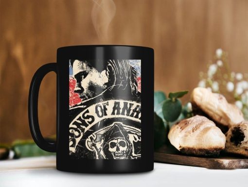 Sons Of Anarchy Jax Teller Mug Anarchy Motorcycle Club Mug American Crime Coffee Mug Premium Sublime Ceramic Coffee Mug Black