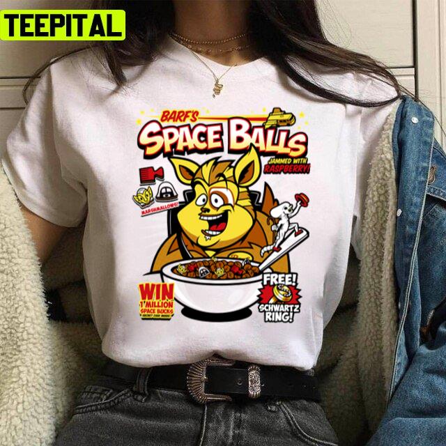 Space Balls The Cereal Retro Comic Design Unisex T-Shirt