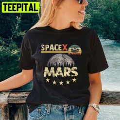 Space X Mars Vintage Unisex T-Shirt