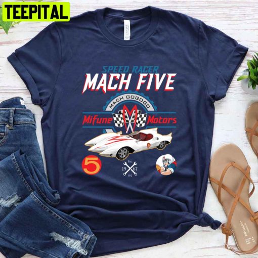 Speed Racer Mach 5 Mifune Motors Unisex T-Shirt