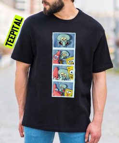 Squidward Spongebob And Patrick Unisex T-Shirt