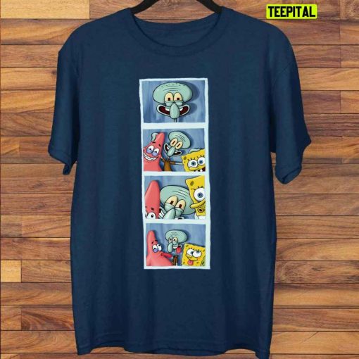 Squidward Spongebob And Patrick Unisex T-Shirt