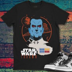 Star Wars Admiral Thrawn Head Shot Graphic Unisex Gift T-Shirt