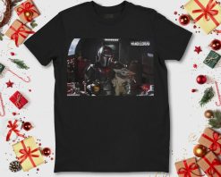 Star Wars Baby Yoda The Mandalorian and The Child Pilot and Co-Pilot T-Shirt