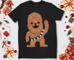 Star Wars Chewbacca Cutie Cartoon Chewie Graphic Holiday T-Shirt