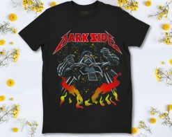 Star Wars Darth Vader Heavy Metal Flames T-Shirt