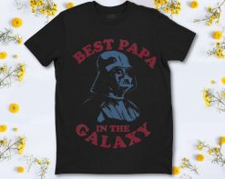 Star Wars Darth Vader Retro Best Papa Graphic T-Shirt