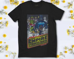 Star Wars Empire Strikes Back Villain Poster Graphic T-Shirt