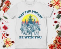 Star Wars Ewok Sunset May The Forest Be With You Earth Day Unisex T-Shirt