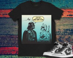 Star Wars Funny Darth Vader and Boba Fett Comic Unisex Gift T-Shirt