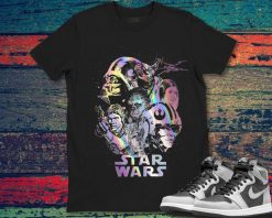 Star Wars Group Shot Holographic Poster Unisex Gift T-Shirt