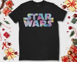 Star Wars Iridescent Pop Logo Graphic Unisex T-Shirt