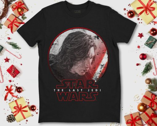 Star Wars Last Jedi Kylo Ren Sketch Portrait Graphic Unisex T-Shirt