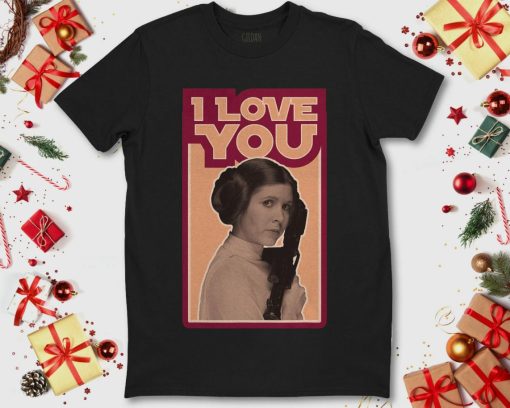 Star Wars Leia I LOVE YOU Iconic Unisex T-Shirt