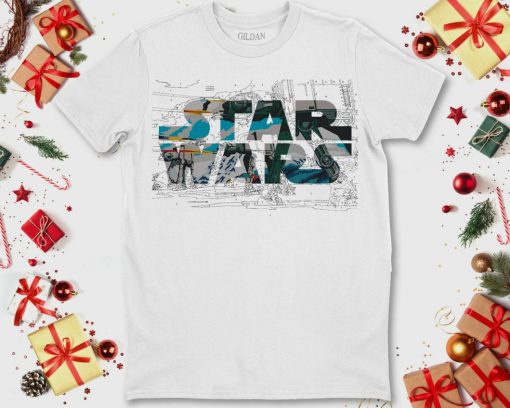 Star Wars Logo AT-AT Walker Battle Unisex T-Shirt