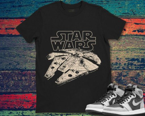 Star Wars Millennium Falcon Graphic Unisex Gift T-Shirt