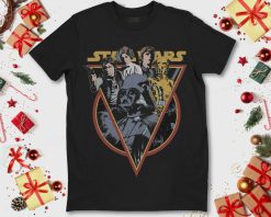 Star Wars Retro Characters Vintage Style T-Shirt