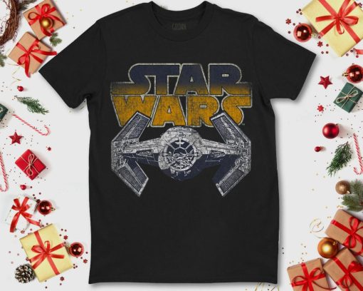 Star Wars Super Retro Tie Fighter Classic Logo T-Shirt