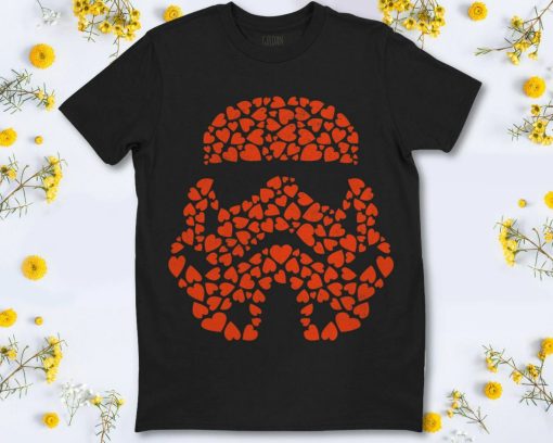 Star Wars Valentines Day Stormtrooper Mini Hearts T-Shirt