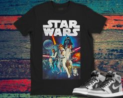 Star Wars Vintage Cast Poster Unisex Gift Unisex T-Shirt