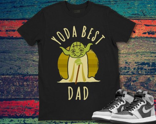 Star Wars Yoda Best Dad Cartoon Yoda Unisex Gift T-Shirt