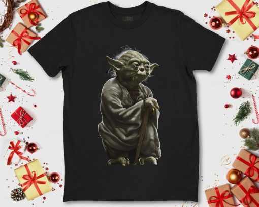 Star Wars Yoda Crouching Portrait Graphic T-Shirt