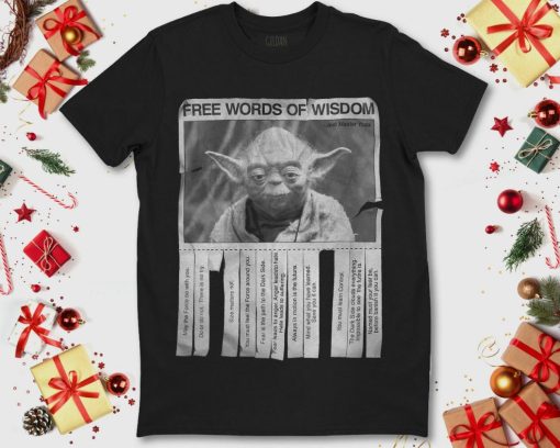 Star Wars Yoda Poster Words Of Wisdom Graphic T-Shirt