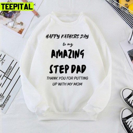 Step Dad Funny Design Fathers Day Unisex T-Shirt