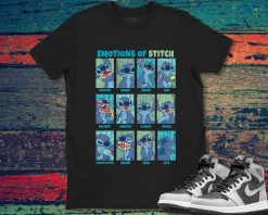 Stitch Emotions Of Stitch Cute Stitch And Lilo Unisex Gift T-Shirt