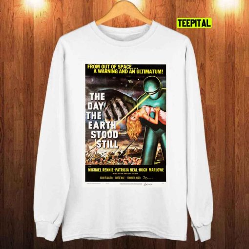 The Day The Earth Stood Still Hollywood Cult Sci Fi Vintage Movie Unisex T-Shirt