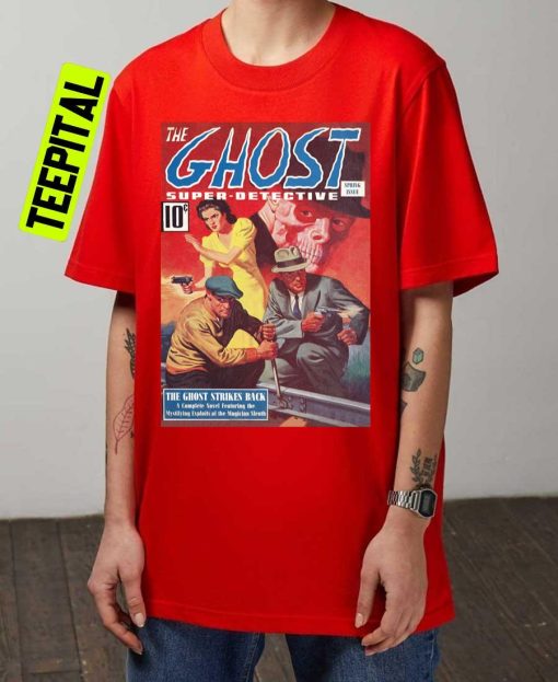 The Ghost Superdetective Vintage Horror Pulp Comic Magazine Unisex T-Shirt