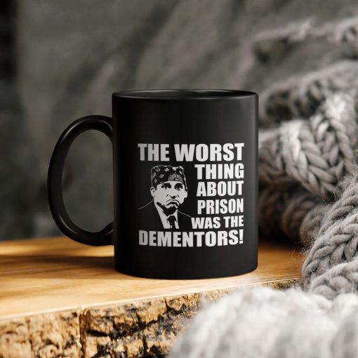 The Office Prison Mike The Worst Thing About Prison Was The Dementors Ceramic Coffee Mug