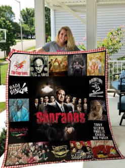 The Sopranos Poster Quilt Blanket