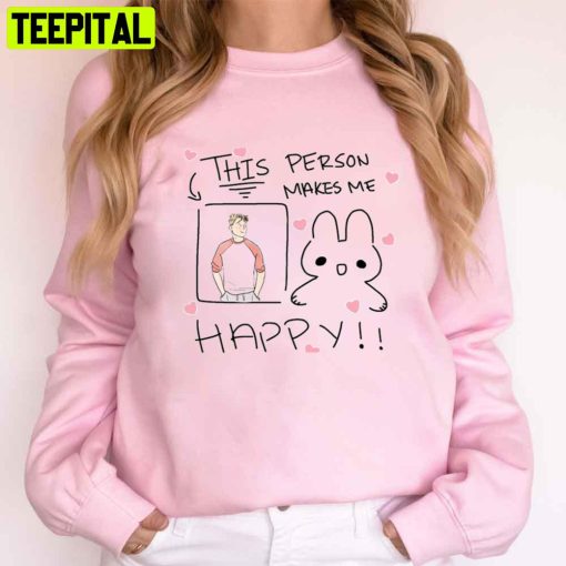 This Person Makes Me Happy Heartstopper Unisex T-Shirt