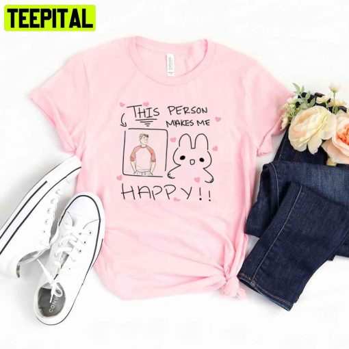 This Person Makes Me Happy Heartstopper Unisex T-Shirt